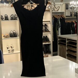 Guess by Marciano Elegant Black Midi Dress